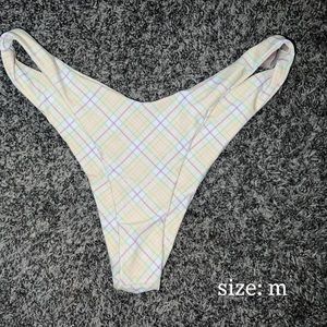 Plaid multicolored bikini sim suit!